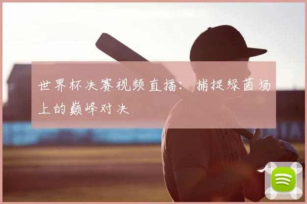 世界杯决赛视频直播:捕捉绿茵场上的巅峰对决