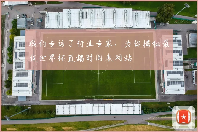 我们专访了行业专家，为你揭秘最佳世界杯直播时间表网站